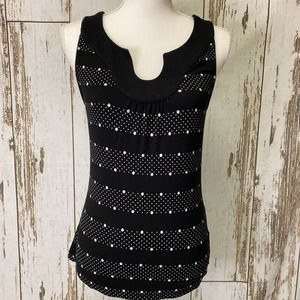 Tommy Hilfiger Black Knit Sleeveless Blouse